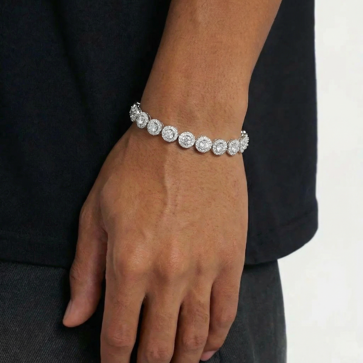 VYRYX Round Tennis Bracelet