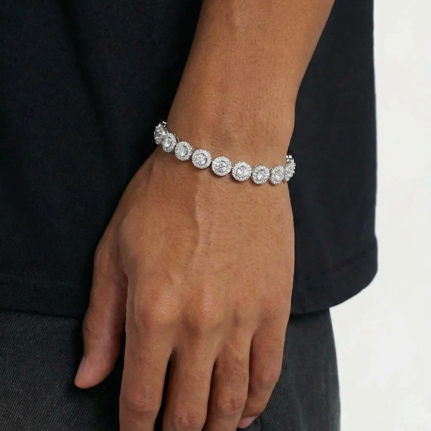 VYRYX Round Tennis Bracelet